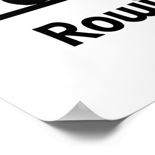 I Liebe Rowing Poster (Ecke)