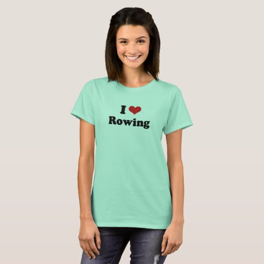 I Liebe Rowing Tshirt (Vorne ganz)