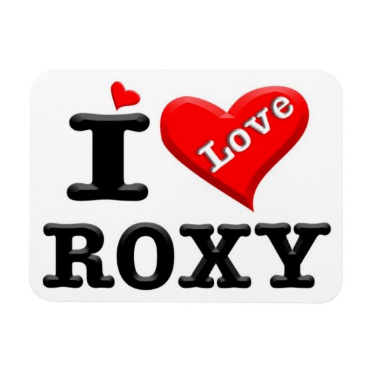 I LIEBE ROXY MAGNET (Horizontal)