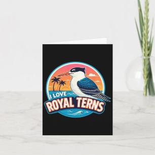 I Liebe Royal Terns Bird Watcher Sarasota Bradento Karte