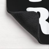 I Liebe RT Initials I Heart R.t. Vorname R Mousepad (Ecke)