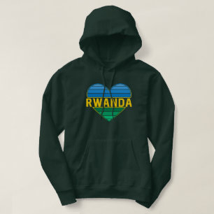 I Liebe Ruanda, ruandisches ruandisches Herz Hoodie