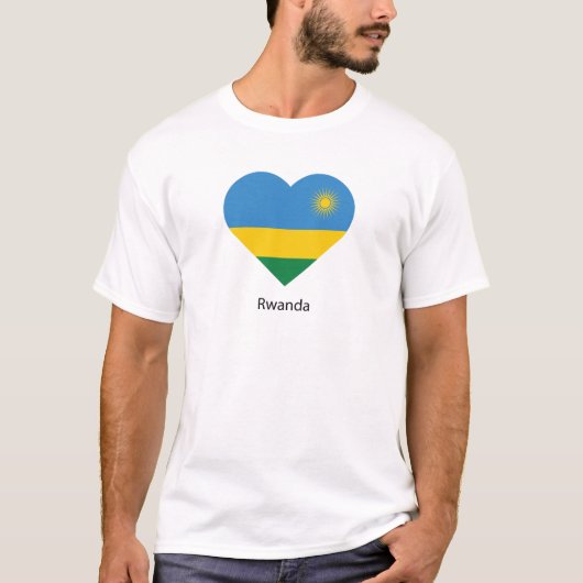 I Liebe Ruanda T-Shirt (Vorderseite)