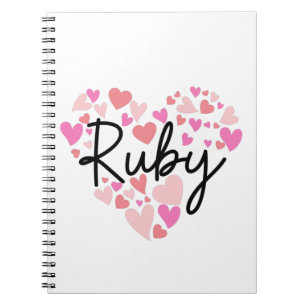 I Liebe Ruby Notizblock