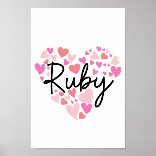 I Liebe Ruby Poster (Vorne)