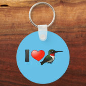 I Liebe Ruby-throats Schlüsselanhänger (Vorderseite)