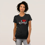 I Liebe-Rudolph-Weihnachten T-Shirt (Vorne ganz)