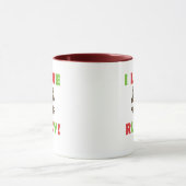 I Liebe Rudy Reindeer Tasse (Zentrum)
