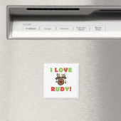 I Liebe Rudy Tshirts and Gifts Magnet (In Situ (Geschirrspüler))