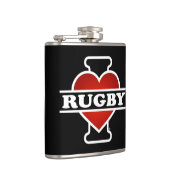 I Liebe-Rugby Flachmann (Rechts)