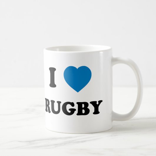 I Liebe-Rugby Kaffeetasse (Rechts)