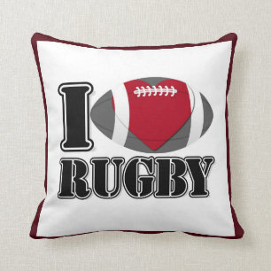I Liebe-Rugby-Kissen Kissen