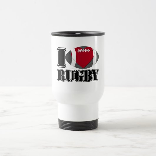 I Liebe Rugby - Tasse (Mittel)