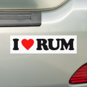 I LIEBE-RUM AUTOAUFKLEBER (Auf Auto)