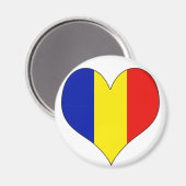 I Liebe Rumänien Magnet (Vorderseite/Rückseite)