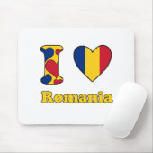 I Liebe Rumänien Mousepad (Mit Mouse)