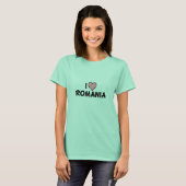 I Liebe Rumänien T-Shirt (Vorne ganz)