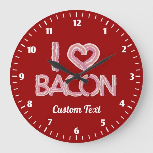 I Liebe Runde Uhr (Vorderseite)