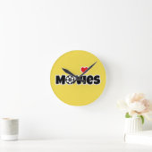 I Liebe Runde Wanduhr (Zuhause)