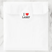 I LIEBE RUNDER AUFKLEBER (Tasche)
