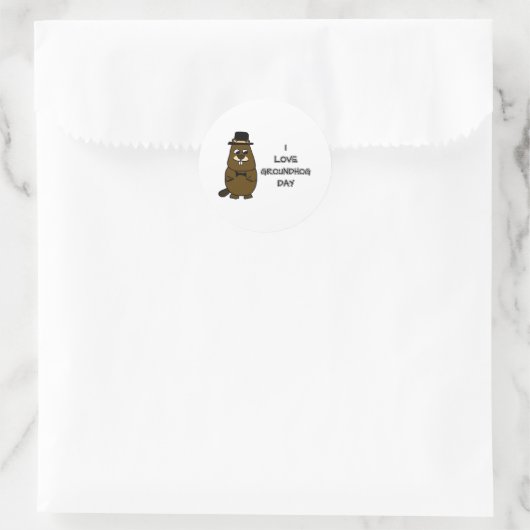 I LIEBE RUNDER AUFKLEBER (Tasche)