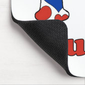 I Liebe Russland Mousepad (Ecke)