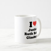 I LIEBE RUTH BADER GINSBURG - .png Kaffeetasse (VorderseiteRechts)