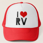 I Liebe RV Truckerkappe (Vorderseite)