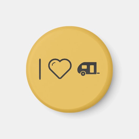 I Liebe Rving Magnet (Vorne)