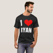 I Liebe Ryan Heart T-Shirt (Vorne ganz)