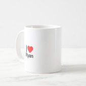 I Liebe ryan Kaffeetasse (Vorderseite Links)
