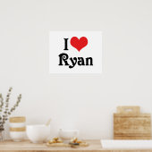 I Liebe Ryan Poster (Küche)