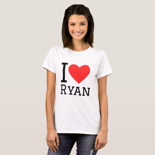 I Liebe ryan T-Shirt (Vorne ganz)