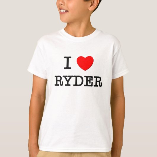 I Liebe Ryder T-Shirt (Vorderseite)