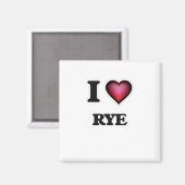I Liebe Rye Magnet (Vorderseite/Rückseite)