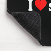 I Liebe S ・ I Herz S Y2k Ästhetik Mousepad (Ecke)