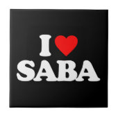 I LIEBE SABA FLIESE (Vorderseite)