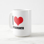 I Liebe Sacramento Kaffeetasse (Vorderseite Links)
