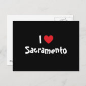 I Liebe Sacramento Postkarte (Vorne/Hinten)