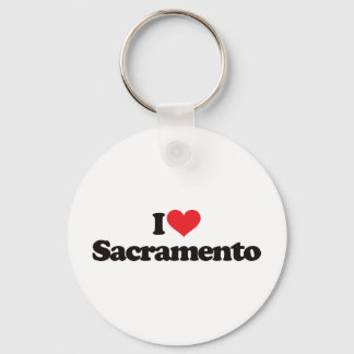 I Liebe Sacramento Schlüsselanhänger