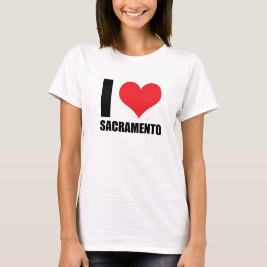 I Liebe Sacramento T-Shirt (Vorderseite)