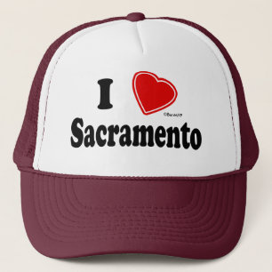 I Liebe Sacramento Truckerkappe