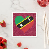I Liebe Saint+Kitts+und+Nevis Serviette (Beispiel)