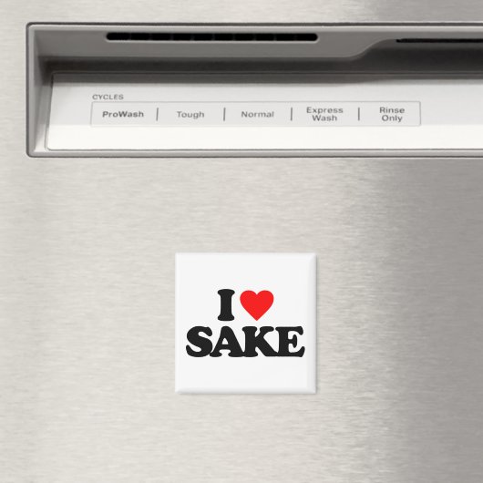 I LIEBE SAKE MAGNET (In Situ (Geschirrspüler))