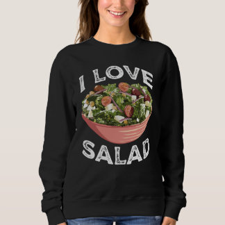 I Liebe Salad Veggies Vegan Sweatshirt