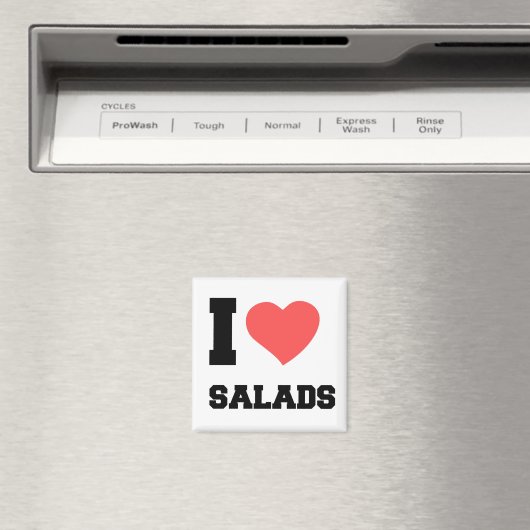 I LIEBE SALADS MAGNET (In Situ (Geschirrspüler))