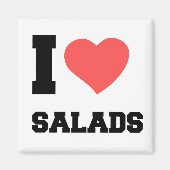 I LIEBE SALADS MAGNET (Vorne)