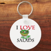 I Liebe Salads Schlüsselanhänger (Vorderseite)