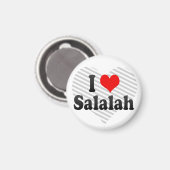 I Liebe Salalah, Oman Magnet (Vorderseite/Rückseite)