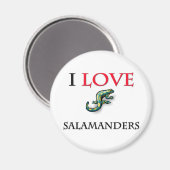I Liebe Salamanders Magnet (Vorderseite/Rückseite)